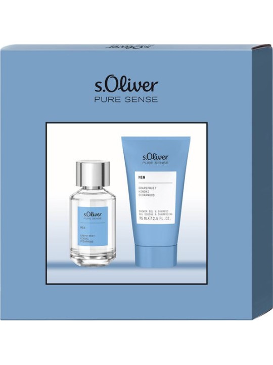 S.OLIVER PURE SENSE MAN SET EDT 30ML+SG 75ML