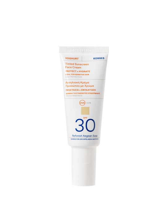 KORRES YOGHURT FACE SUN TINED SPF30 40ML